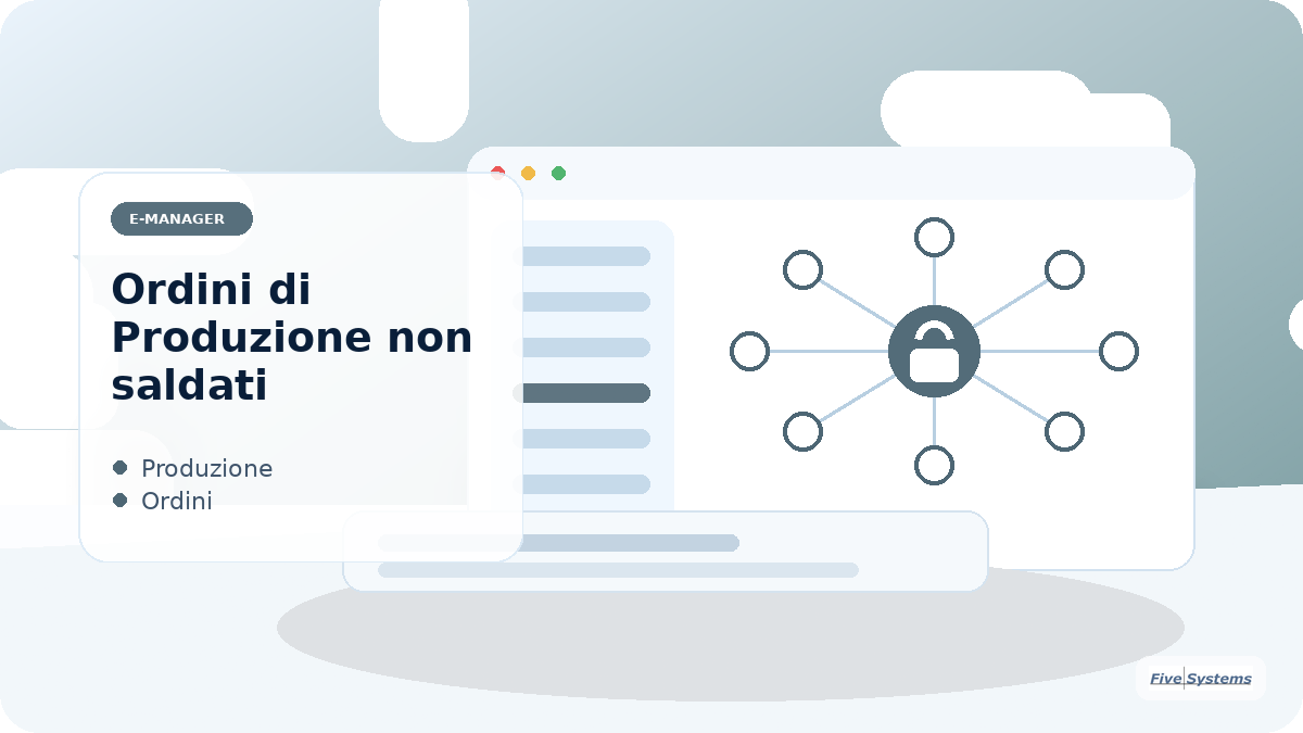 Modulo 26 - Modulo 26 - "Ordini di Produzione non saldati"